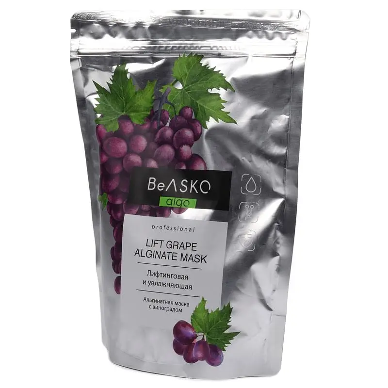 Альгинатная лифтинг-маска увлажняющая с виноградом / Lift Grape Alginate Mask, BeASKO - 350 гр Альгинатная лифтинг-маска увлажняющая с виноградом / Lift Grape Alginate Mask, BeASKO - 350 гр