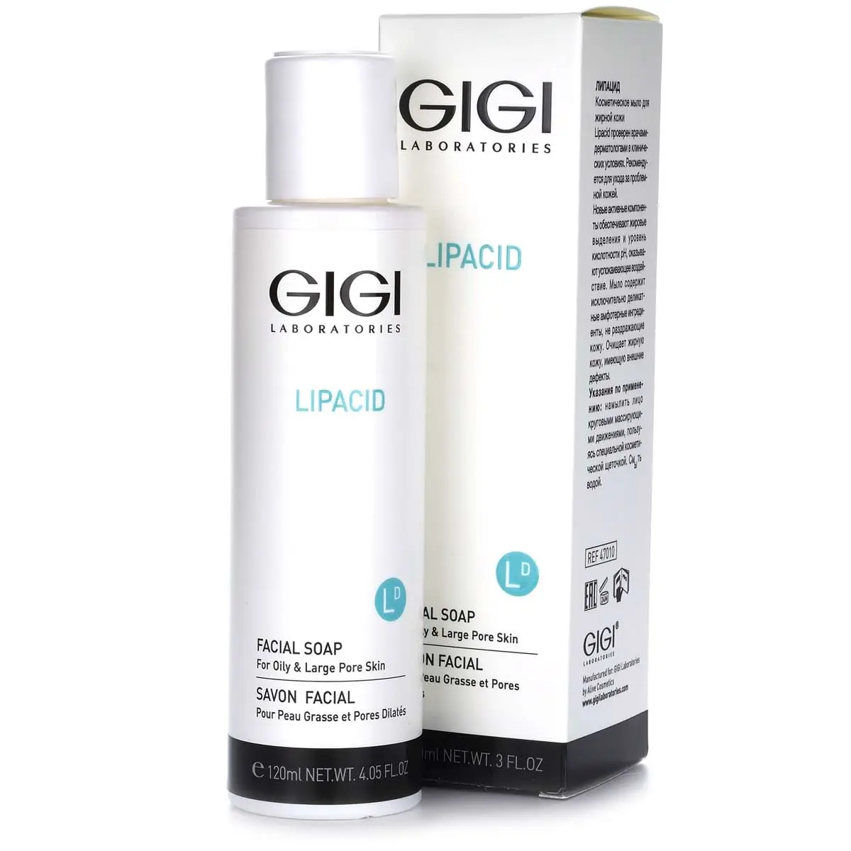Мыло жидкое для лица / Facial Soap, GiGi, Lipacid, 120 мл Мыло жидкое для лица / Facial Soap, GiGi, Lipacid, 120 мл