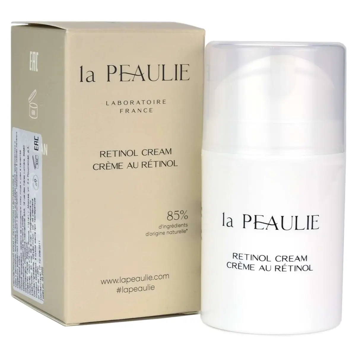 Обновляющий крем с ретинолом и витамином E / Retinol Cream, La Peaulie - 50 мл