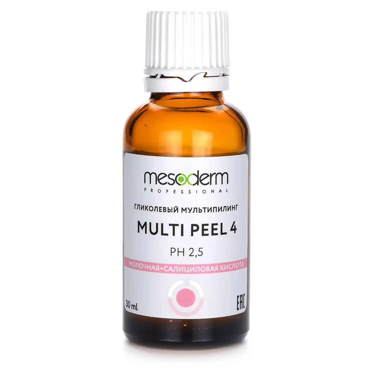 Гликолевый мультипилинг с молочной и салициловой кислотой / Multi Peel 4, Mesoderm (Мезодерм), 30 мл Гликолевый мультипилинг с молочной и салициловой кислотой / Multi Peel 4, Mesoderm (Мезодерм), 30 мл